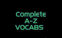 Complete A-Z VOCABS for SSC, BANK (SBI, IBPS, RBI grade B) and other exams 
