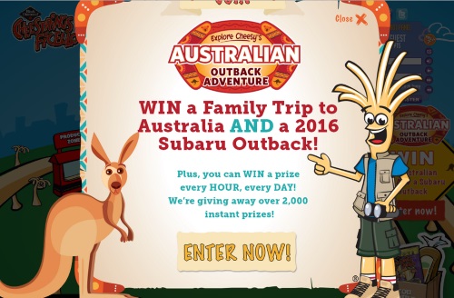 Cheesestrings Australian Outback Adventure Contest