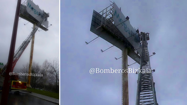 actuación de los bomberos