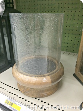 Target glass candle
