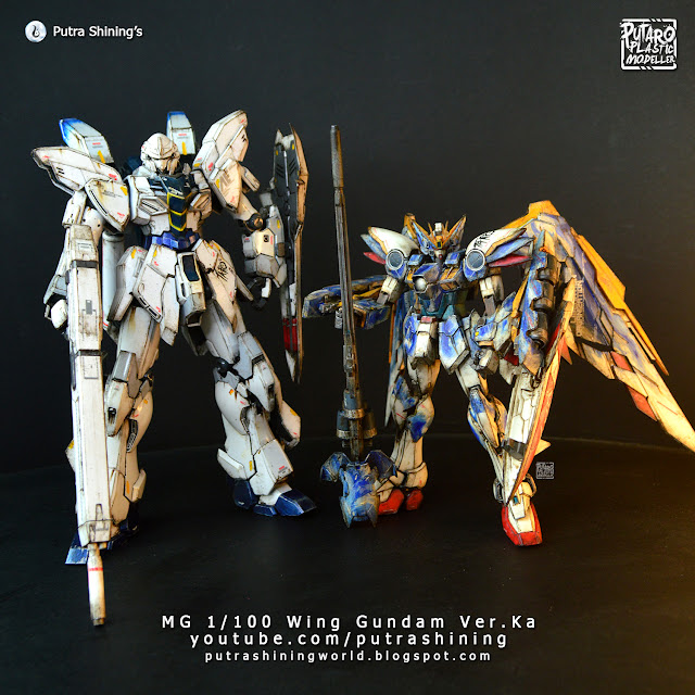 Hand Painted MG Wing Gundam Ver.Ka | XXXG-01W ウイングガンダム by Putra Shining