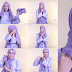 Tutorial Hijab Pashmina Kain Kaku