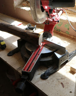 Cutting a new beam at the correct angle