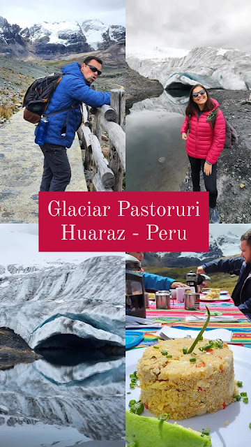 Glaciar Pastoruri em Huaraz no Peru
