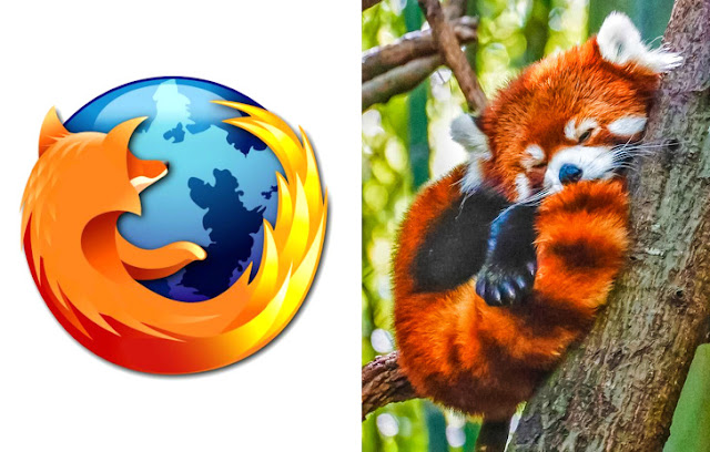 دلالة شعار متصفح الانترنت موزيلا فايرفوكس (Mozilla Firefox)