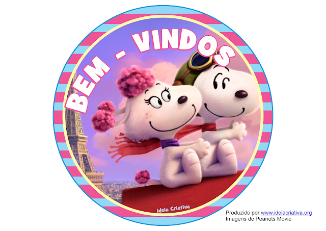 Placas para porta Snoopy Peanuts O Filme