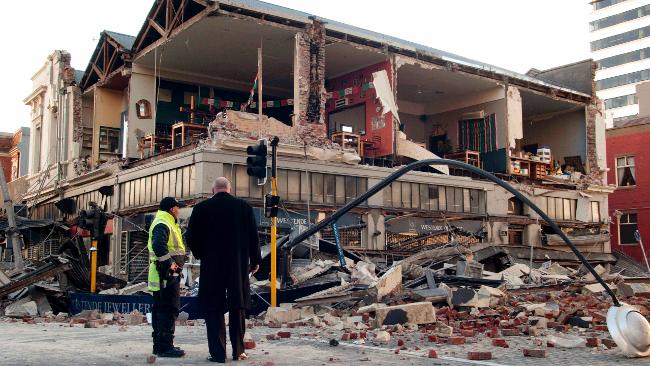 recent earthquake in new zealand. Christchurch, New Zealand.