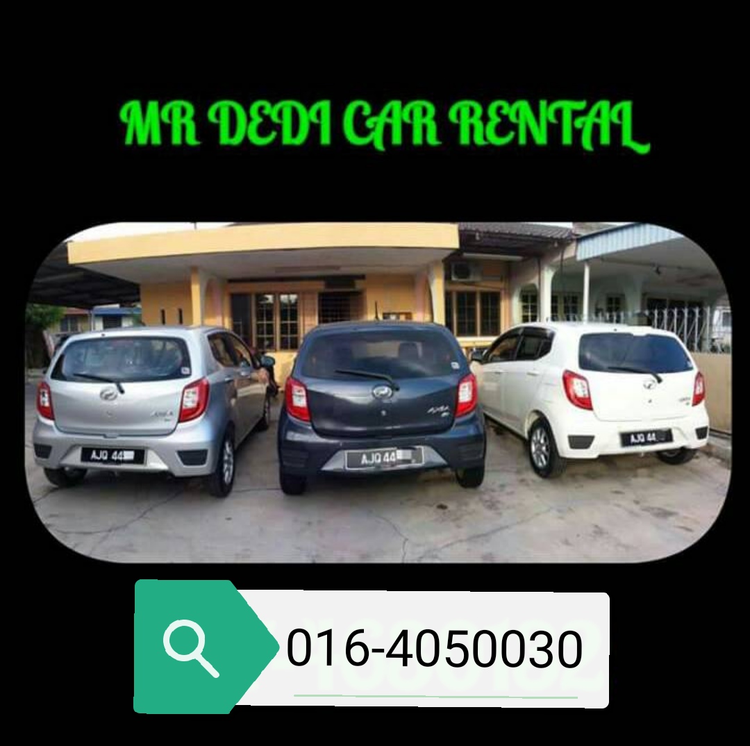 MR DEDI ONLINE STORE !!!: Kereta Sewa Murah Ipoh / Meru 