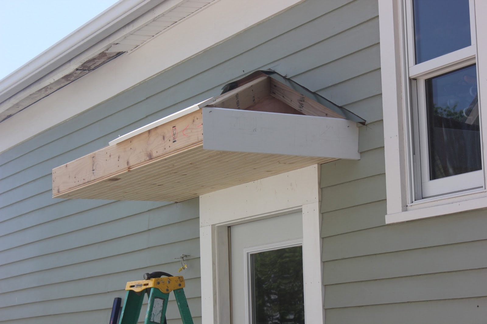 Bricks &amp; Honey: Building the Back Door Overhang