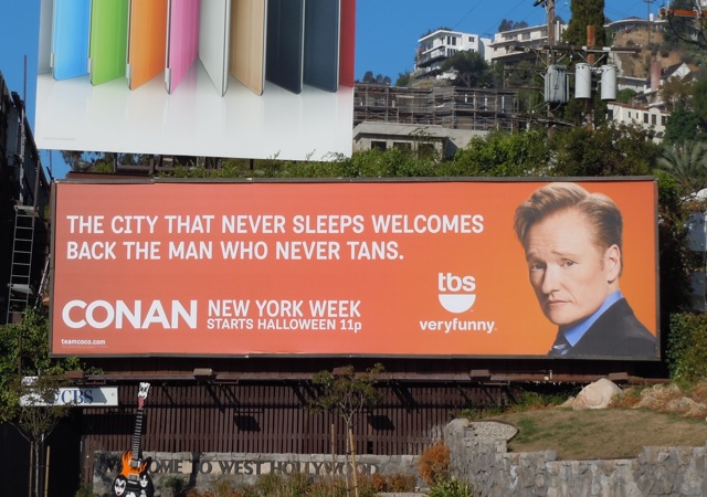 Conan New York billboard UPDATED And here's even more billboards for Conan