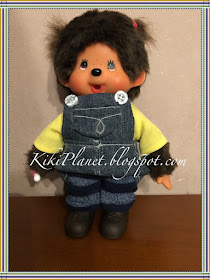 kiki monchhichi Hanaé couture vêtement poupée robe handmade fait main