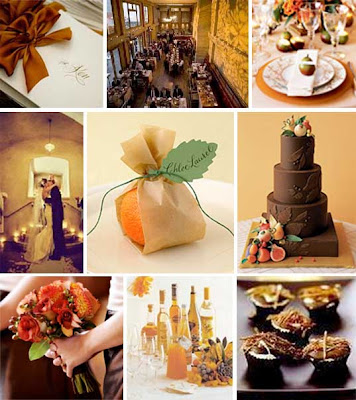 I love this color combination for a fall wedding and I hope this palette