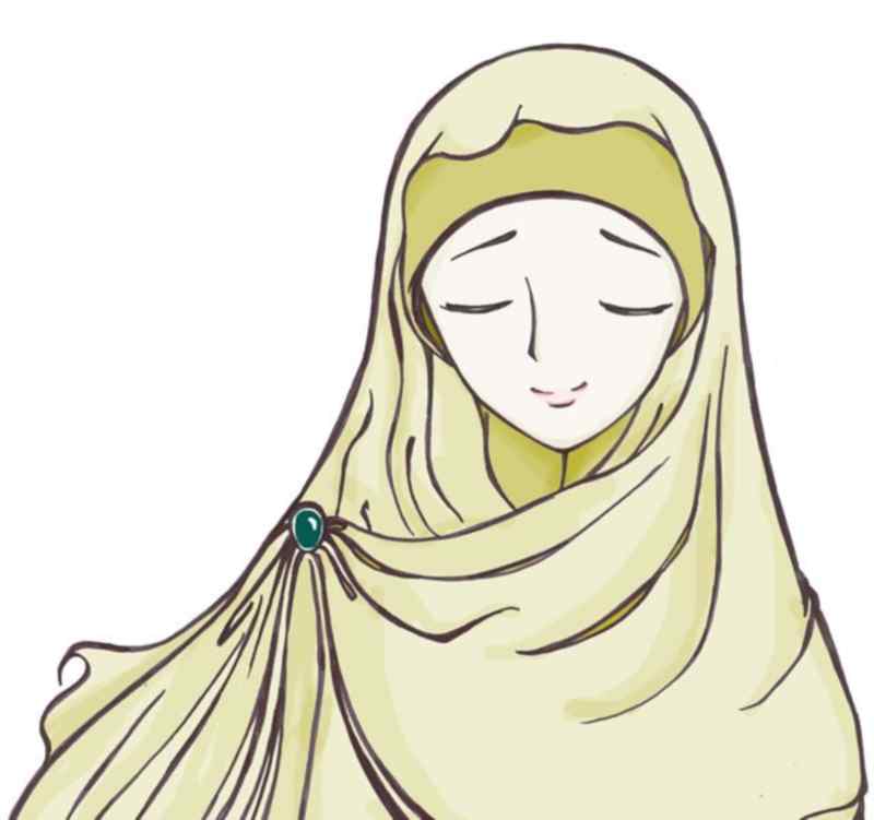 11 Kartun Muslimah Sedih  Anak Cemerlang