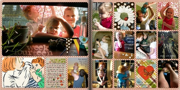 week 14 project life - life as their mom