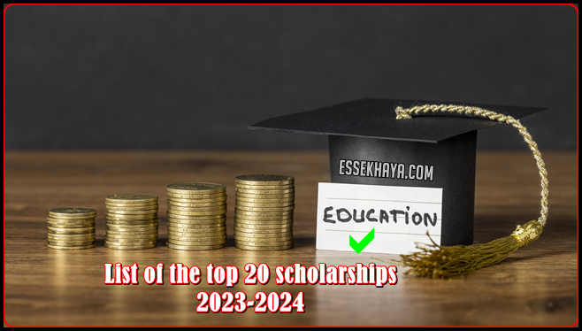 List of the top 20 scholarships 2023-2024