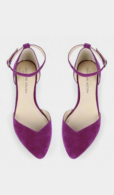 Purple shoes