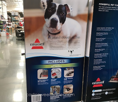 Costco 899110 - Bissell ProHeat 2x Professional Pet Carpet Cleaner - great for picking up pet hair