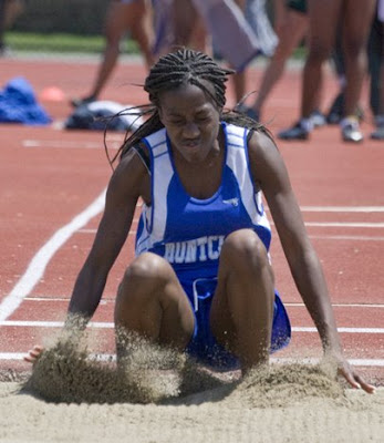Top Girls Long Jump at Essex County Championship