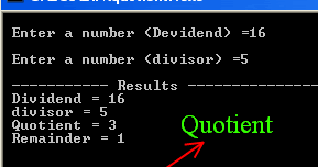 Program Find Quotient and Remainder of Division ~ C++ Tutorial With ...