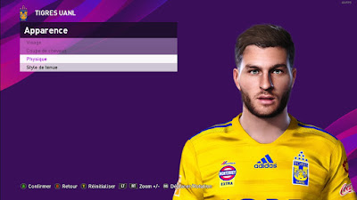 PES 2020 Faces André-Pierre Gignac by Milwalt