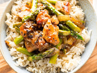 Ginger Chicken Asparagus Stir Fry