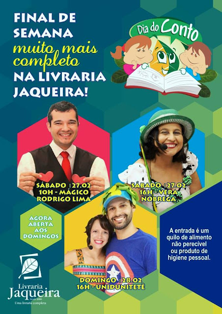 Livraria Jaqueira programação infantil 