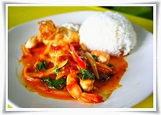 กุ้งผัดน้ำพริกเผา