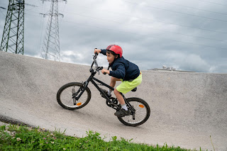 a bicycle pump track