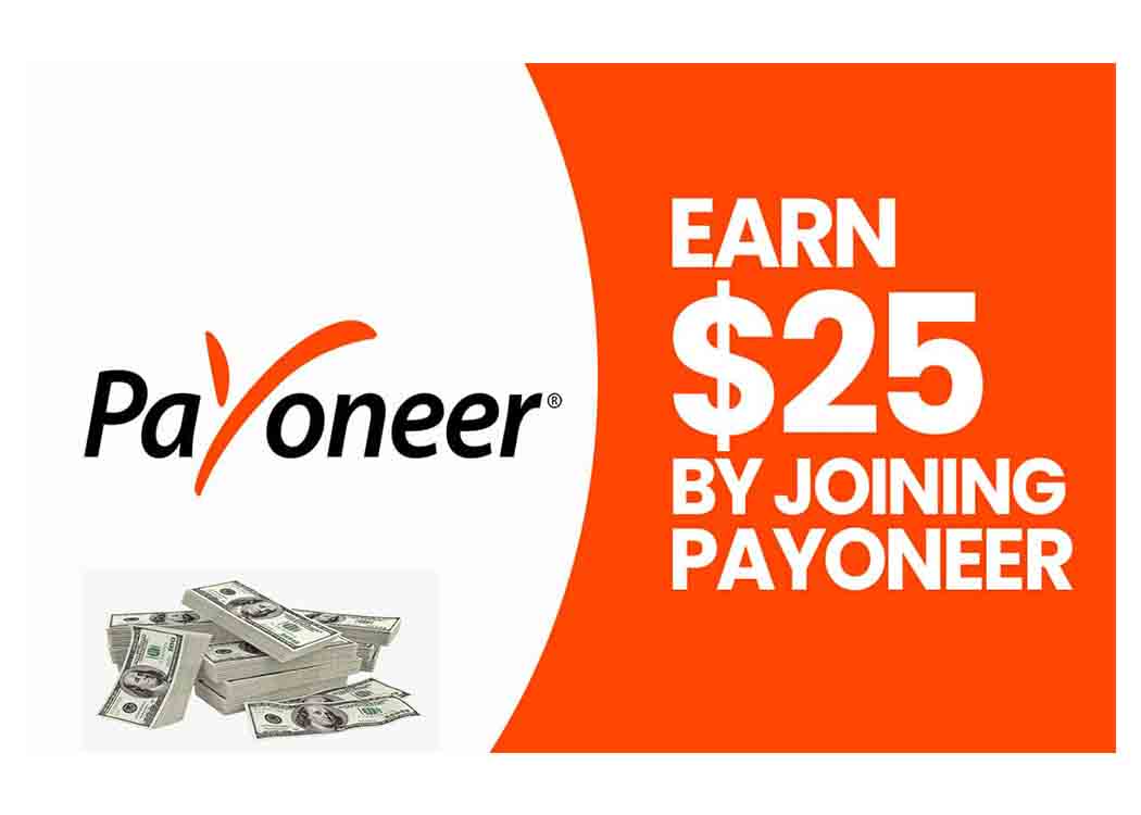 earn $25 for free when you sign up with payoneer