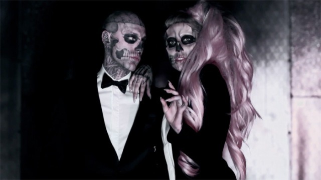 guy in lady gaga born this way video. lady gaga born this way