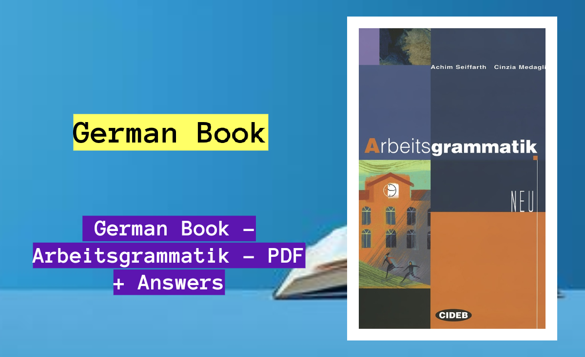 German Book - Arbeitsgrammatik - PDF + Answers
