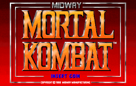 Mortal Kombat arcade title screen