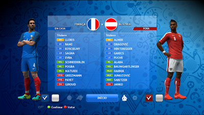 Menu Gráfico EURO 2016