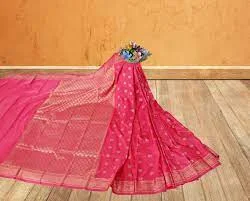 মেয়েদের ঈদের শাড়ি ডিজাইন - বেনারসি কাতান শাড়ির ছবি ২০২৪ - সফট কাতান শাড়ির পিক -  suti print saree picture - insightflowblog.com - Image no 7