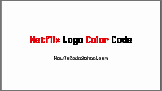 Netflix Logo Color Code
