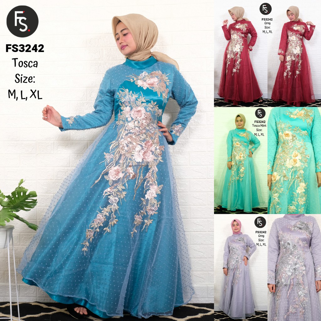 Gamis pesta Mewah