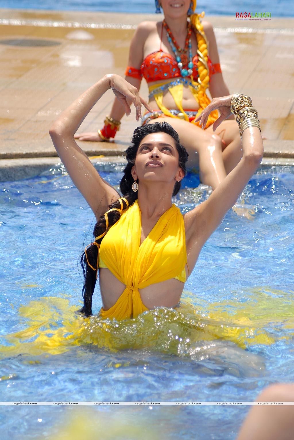 Deepika Padukone in a stil from the telugu movie 'Love 4 Ever'.