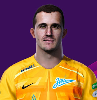 PES 2021 Faces Andrey Lunev by Korneev