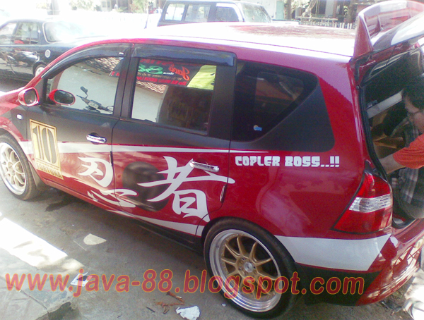 Java 88 Cutting Stiker  Nissan Grand  Livina 