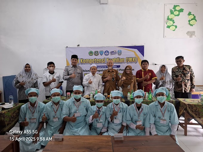 Pembukaan Ujian Kompetensi Keahlian (UKK) SMK Islam Mbah Bolong 2024-2025