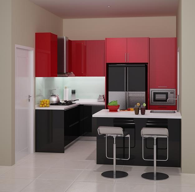 Harga 70 Model Gambar Kitchen Set Minimalis  