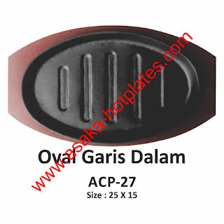  Hot plate Oval Garis CP - 27 , Jual Hot plate Oval Garis CP - 27,HOT Plate merupakan istilah untuk wadah tebal berbentuk piringan besi yang dilengkapi dengan alas kayu sebagai dudukan.