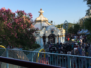 Fantasyland from the Disneyland Railroad