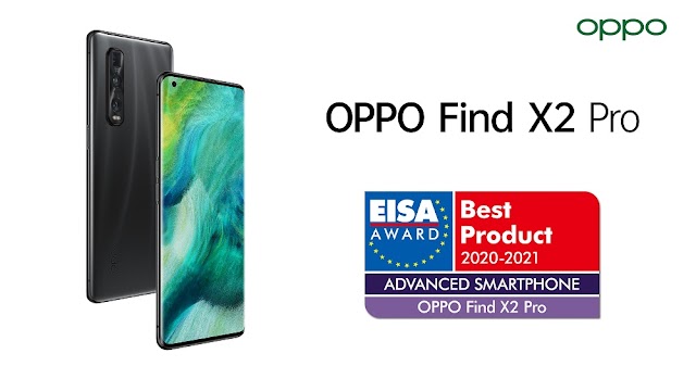 OPPO Find X2 Pro คว้ารางวัล EISA ADVANCED SMARTPHONE 2020 – 2021 ใน EISA AWARDS