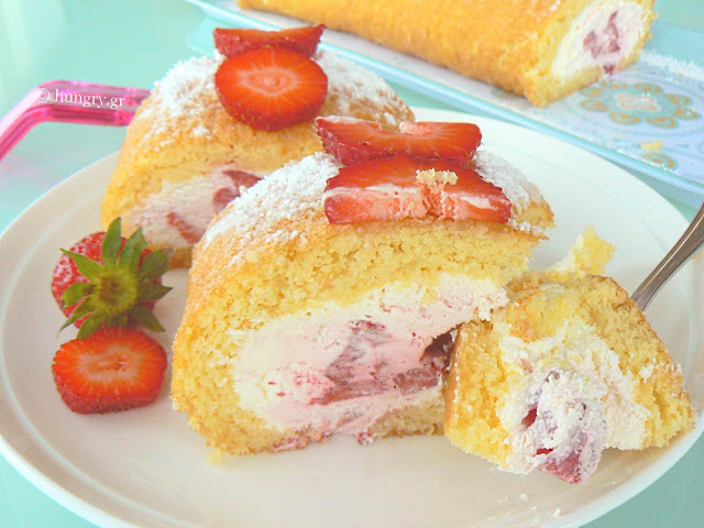 Strawberry Swiss Roll