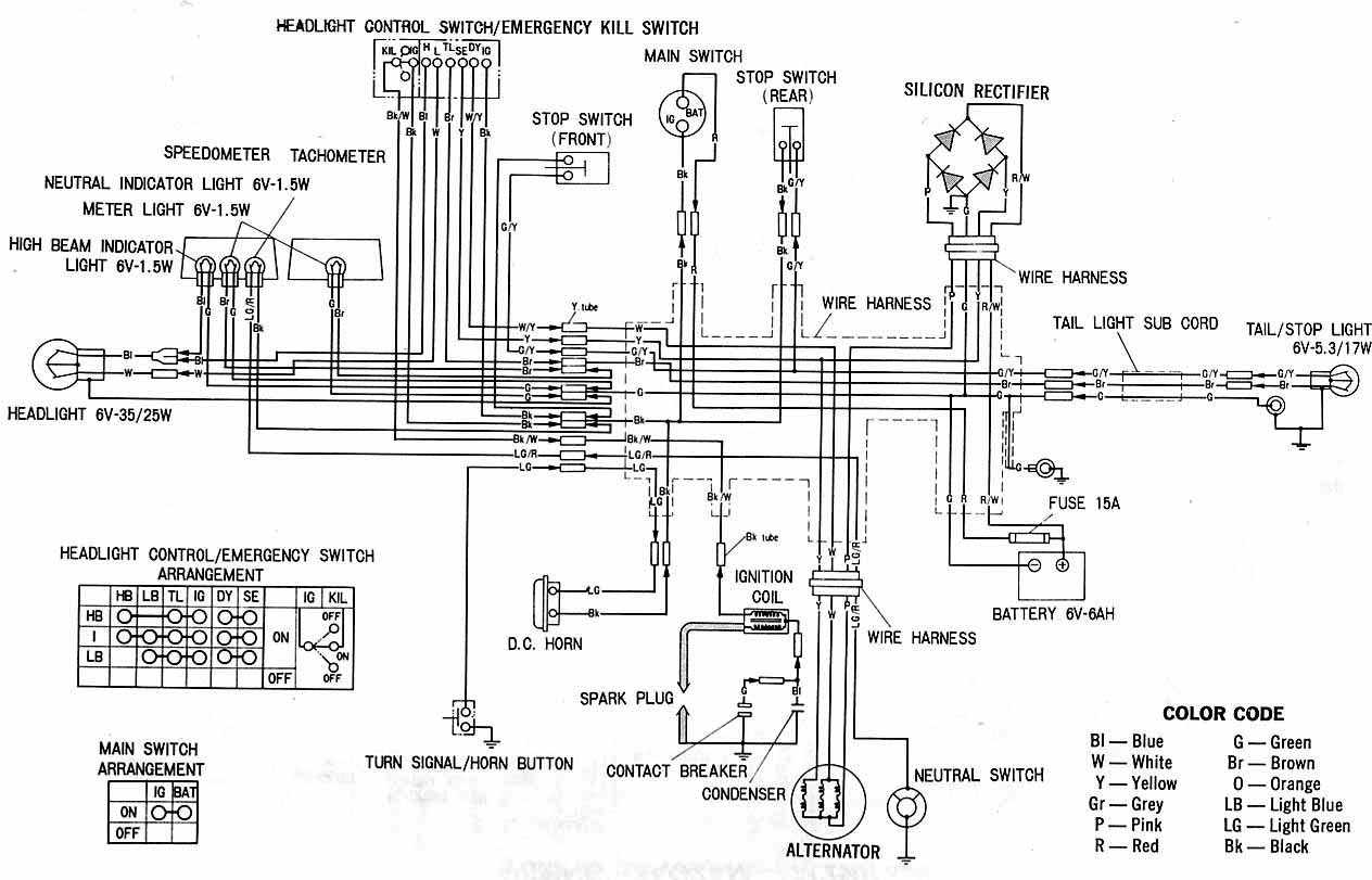 Honda Motorcycle Wire Diagram