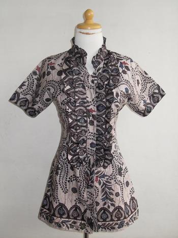 Tips Model Baju Batik  Wanita  Desain  Terbaru Modern 