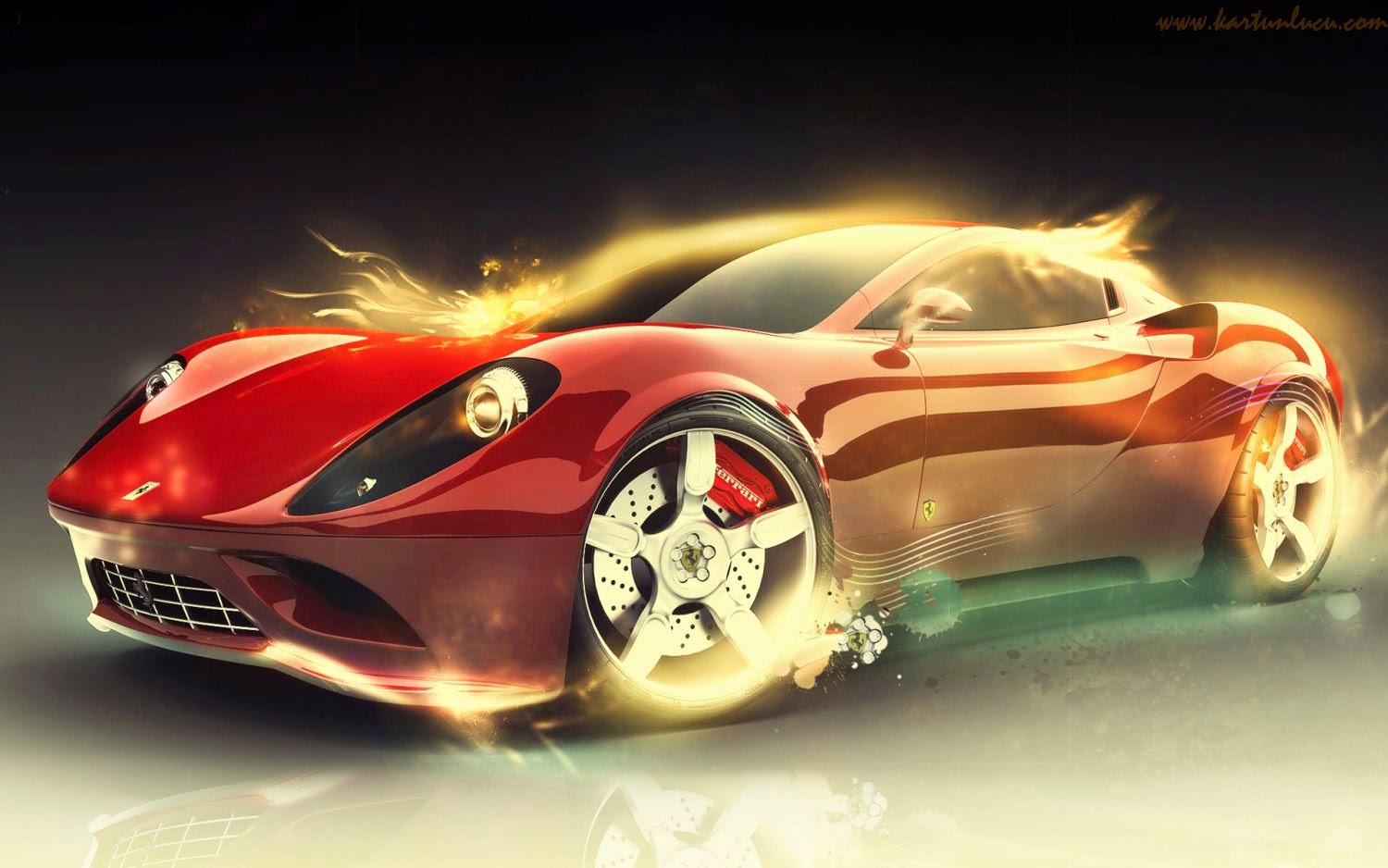 10 GAMBAR WALLPAPER KEREN MOBIL  FERRARI  Gambar Kartun 