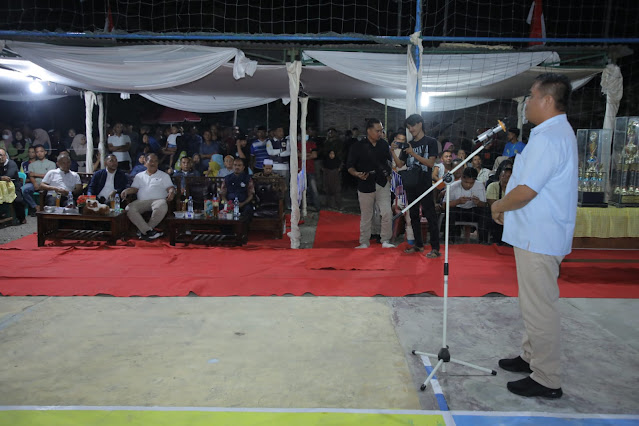 Buka Semi Open Volleyball Hessa Air Genting, Wabup Asahan : Jaga Sportivitas dalam Bertanding