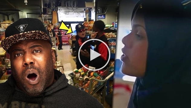 Woman Insults Cashier Wearing US Flag, Man's Reaction Stuns Shoppers